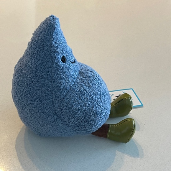 BNWT RARE Jellycat Amuseables Happy Raindrop Plush Collectible super Cute HTF - Picture 4 of 6